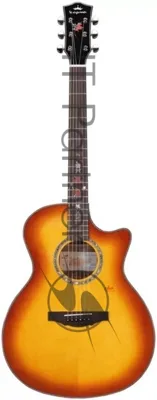 Акустическая гитара Kepma F2M-GA-BS цвет Cherry Burst