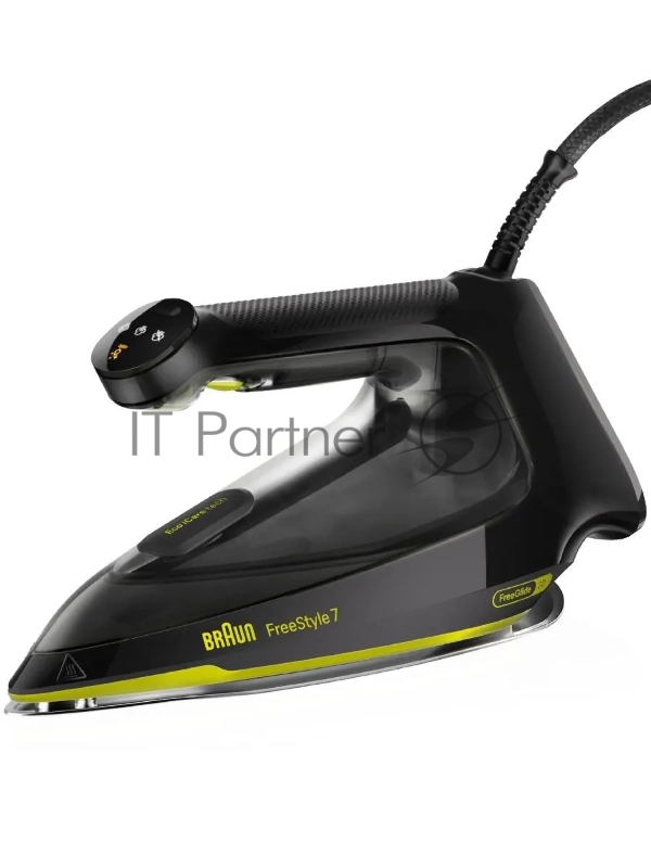 Утюг Braun FI7255GR черный/зеленый, 2000 Вт, 55 г/мин, 240 г/мин, 350 мл