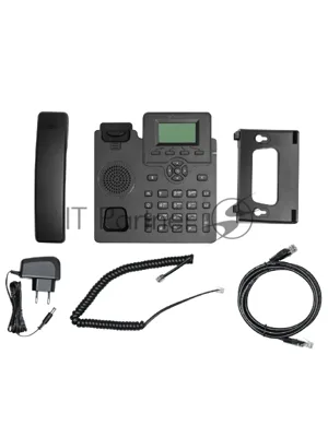 IP-телефон Flat-Phone C10: 2 SIP-аккаунта, 2 порта 10/100/1000BASE-T (RJ-45), ЖК-дисплей, PoE, адаптер питания 220В, РЕЕСТР