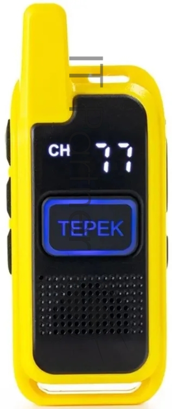 Рация Терек Спорт 199кан. до 3км сигн.Аналоговый желтый (СПОРТ ЖЕЛТЫЙ)