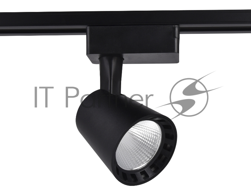 Трековый однофазный светодиодный светильник GL5978 BK черный LED 24W 4200K 24°