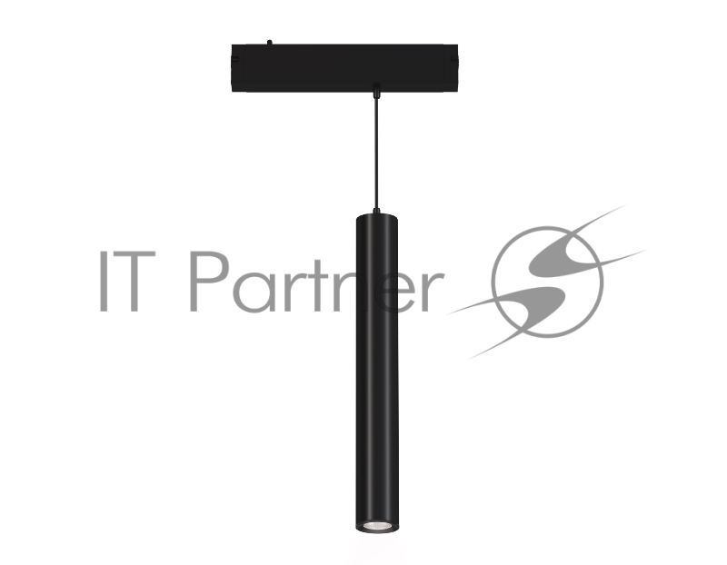 Акцентный подвесной светильник GL8120 BK черный IP20 12W 3000-6000K 220V 24° D40*300