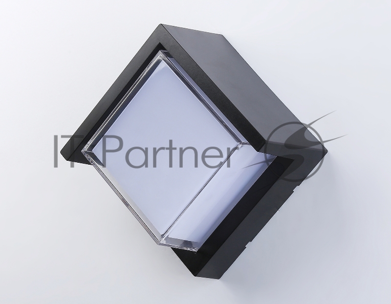 Уличный настенный архитектурный светильник ST5233 BK черный IP65 LED 4200K 12W 220*220*100