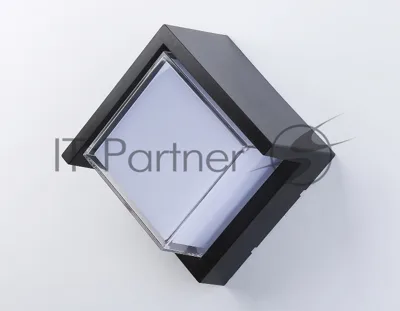 Уличный настенный архитектурный светильник ST5233 BK черный IP65 LED 4200K 12W 220*220*100