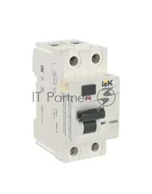 Выключатель автоматический дифференциального тока IEK R10N, 2P, 63А, 6кА, ARMAT