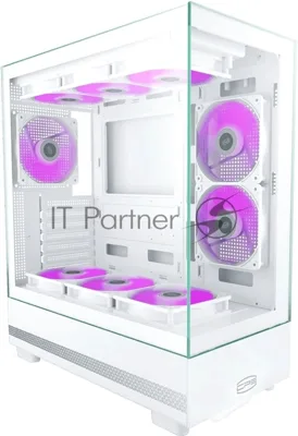 Корпус PcCooler C3 Q500 белый без БП ATX 9x120mm 2x140mm 1xUSB3.0 1xUSB3.1 audio bott PSU