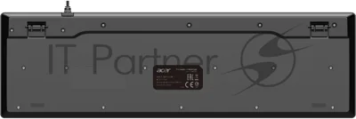 Клавиатура Acer OKW503 черный USB Multimedia (ZL.KBD11.00P) кабель 1.8м