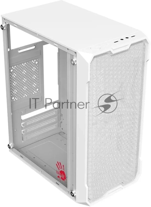 Корпус Bloody CC-129-WH, Mini-Tower, белый