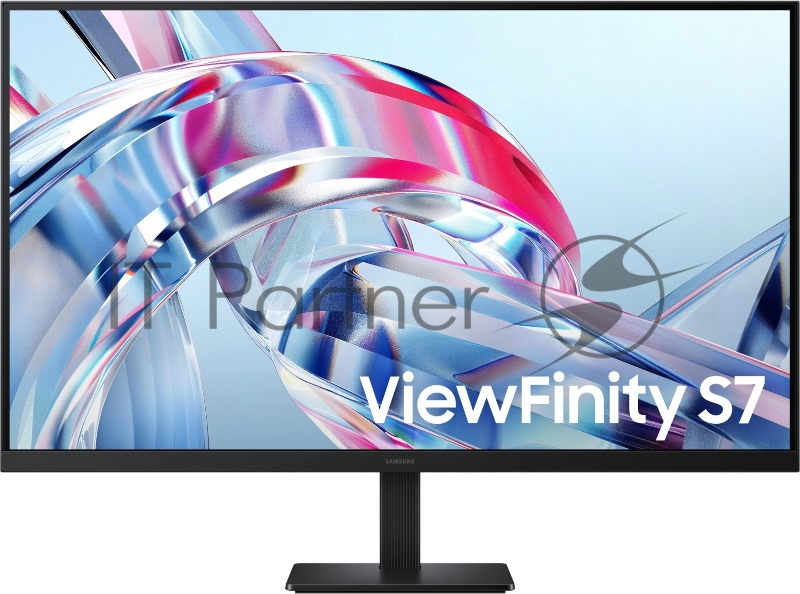 Монитор 32" Samsung ViewFinity S7 S70H VA 3840x2160, 60 Гц, 5 мс, 16:9, 300 кд/м², HDMI, DisplayPort, HDR, Flicker Free, Low Blue Light, черный