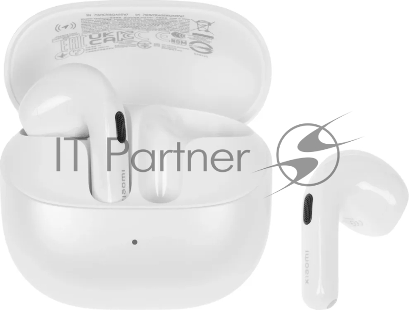 Гарнитура вкладыши Xiaomi Buds 6 белый беспроводные bluetooth в ушной раковине (BHR08OGGL)