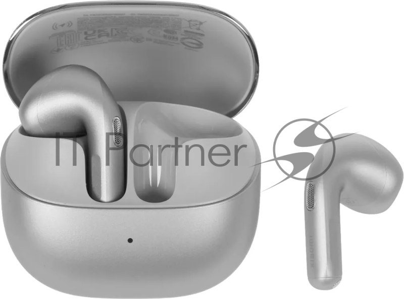 Гарнитура вкладыши Xiaomi Buds 6 серый беспроводные bluetooth в ушной раковине (BHR08OHGL)