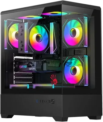 Корпус Bloody CC-127-BK, Midi-Tower, чёрный