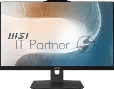 Моноблок MSI Modern AM242TP 1M-2414XRU 24.8"(1920x1080 IPS)/Touch/Intel Core 5 120U(1.4Ghz)/16384Mb/512PCISSDGb/noDVD/Int:Intel® Graphics/Cam/BT/WiFi/war 1y/4.65kg/Black/noOS + Wireless KB+M