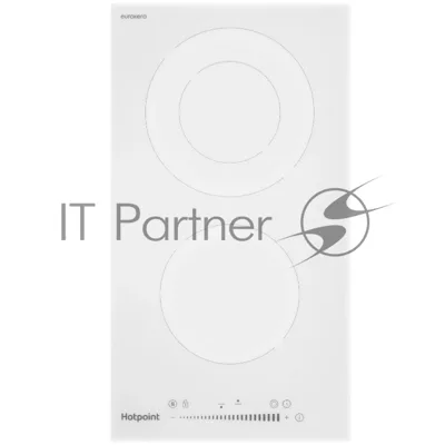 Электрическая варочная поверхность Hotpoint HR 3O2 WH, 2 конфорки, с зоной расширения, стеклокерамика, 3200 Вт
