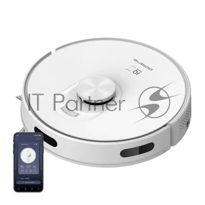 Робот-пылесос Polaris PVCR G2 5001 WI IQ HOME белый, 5100 мАч Li-ion, уборка сухая/влажная, пылесборник контейнер 0,4 л