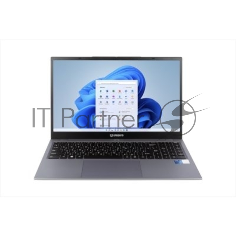 Ноутбук IRBIS SmartBook 15NBP3508L_G3/15.6"/IPS/Intel Core i5 1250P/16Gb/512Gb/SSD/Intel Iris Xe Graphics/Windows 11 Pro/серый/1.77kg