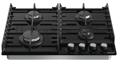 Газовая варочная поверхность Gorenje GT641AKB2, 4 конфорки, закаленное стекло, 7500 Вт