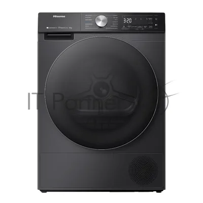 Сушильная машина Hisense DH5S902UB2 черный, 9 кг, сушка - конденсационная, программ - 17, 59.5 x 84.5 x 64 см
