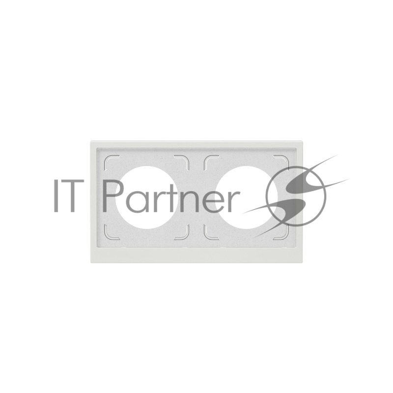 Рамка 2 поста IP44, белый песок