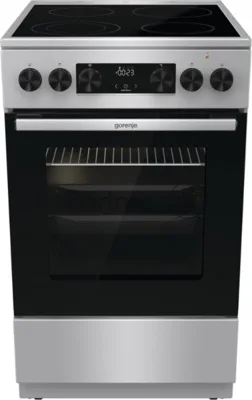 Плита электрическая Gorenje GEC5C40XC нержавеющая сталь, конфорок 4 шт, духовка 70 л, 50 см x 85 см x 59.4 см