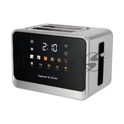 Тостер Zigmund & Shtain ST-102 нержавеющая сталь, 1200 Вт, 2 слота