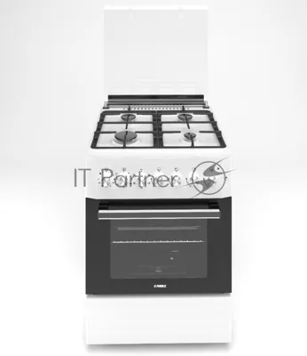 Комбинированная плита REEX RPH-60 K WH 4 Газовые конфорки Электрическая духовка