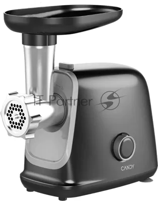 Мясорубка электрическая Candy CG-104 черный, 1800 Вт, 2.0 кг/мин, реверс, защита от перегрузки, насадки - 5