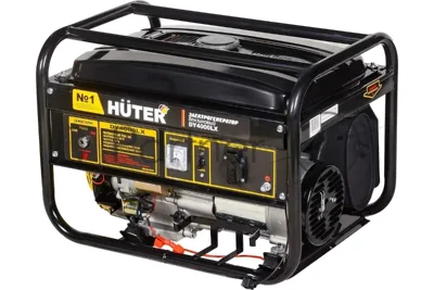 Электрогенератор бензиновый Huter DY4000LX, 3.3 кВт, 68 дБ, 42.2 кг