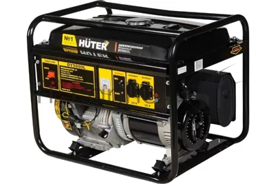 Электрогенератор бензиновый Huter DY5000L, 4.5 кВт, 70 дБ, 72 кг