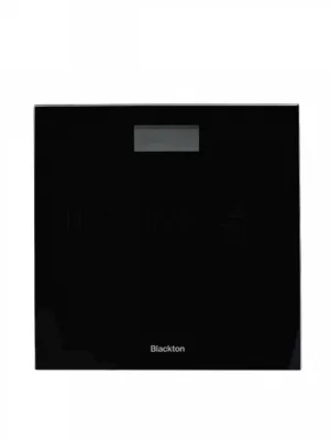 Весы напольные Blackton Bt BS301 Black, электронное управление, LCD дисплей, диапазон измерений 3–180 кг, 4 высокочувствительных датчика, выбор единиц измерения: килограммы, фунты, шаг измерения 100 г, максимальный вес 180 кг, индикация перегрузки, индикатор замены батарейки, автоматическое включение и отключение, автообнуление, платформа из закаленного стекла, нескользящие ножки, источник питания 2 x AAA, номинальное напряжение 3 В"