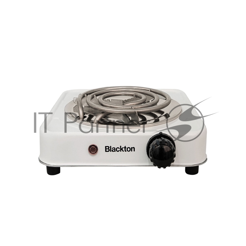 Плита настольная электрическая Blackton Bt HP100S белый, 1 кВт, ТЭН, конфорки - 1, металл, поворотные переключатели