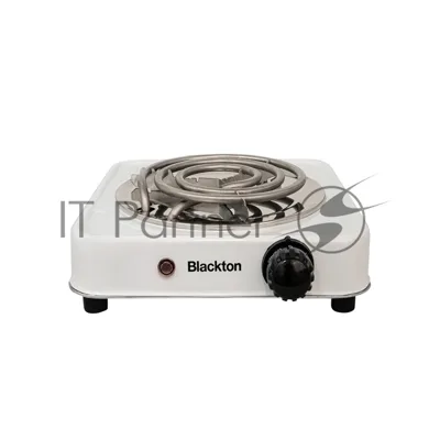 Плита настольная электрическая Blackton Bt HP100S белый, 1 кВт, ТЭН, конфорки - 1, металл, поворотные переключатели