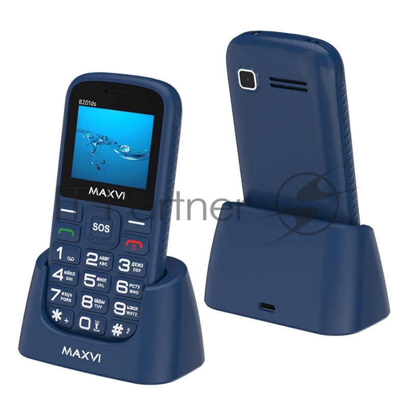Мобильный телефон Maxvi B201ds синий