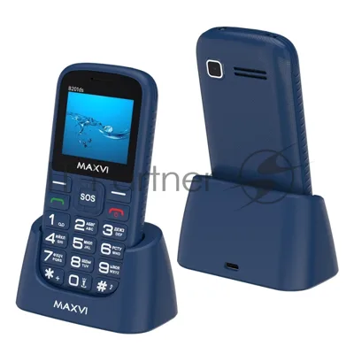 Мобильный телефон Maxvi B201ds синий