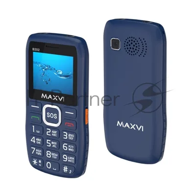Мобильный телефон Maxvi B202 синий