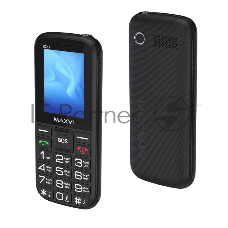 Мобильный телефон Maxvi B241 черный