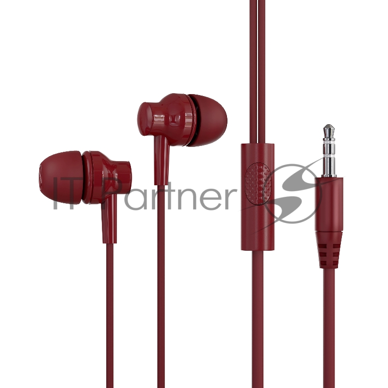 Наушники проводные вакуумные More choice G38 (Red) AUX с МК без рег.громкости