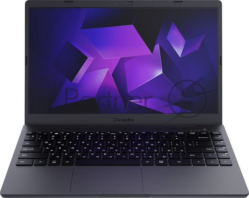 Ноутбук KVADRA NAU LE14U.12.122.001 (ЯДРВ.466229.004-08) Core i7-1355U 1.7GHz,14,1" FHD (1920x1080) IPS,16Gb DDR4-3200(1), 512Gb SSD,55Wh,1.6kg,1YW,FHD Webcam,WiFi/BT, noOS, Графит, МПТ