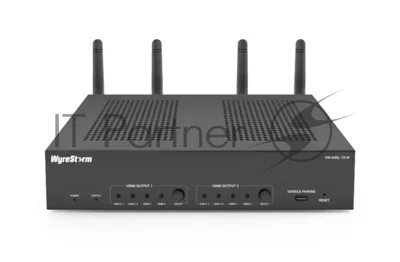 Коммутатор презентационный 2x USB-C, 2x HDMI входы 2x HDMI выходы USB 3.0 Беспроводное видео и USB