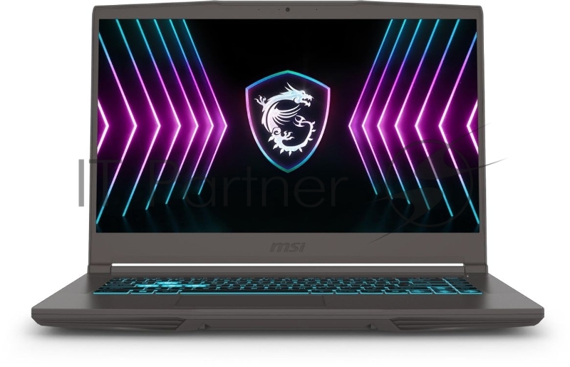 Ноутбук MSI Thin 15 B2RVE-3602XRU/15.6"/IPS/Intel Core 5 210H/16Gb/512Gb/SSD/NVIDIA GeForce RTX 4050 6Gb/Без ОС/серый/1.86kg