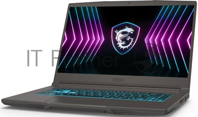 Ноутбук MSI Thin 15 B2RVE-3603XRU/15.6"/IPS/Intel Core 7 240H/16Gb/512Gb/SSD/NVIDIA GeForce RTX 4050 6Gb/Без ОС/серый/1.86kg