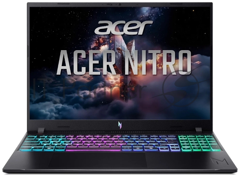 Ноутбук Acer Nitro V 16S ANV16-I31-71BH/16"/IPS/Core 7 240H/16Gb/512Gb/SSD/NVIDIA GeForce RTX 5060 8Gb/Без ОС/черный/2.1kg