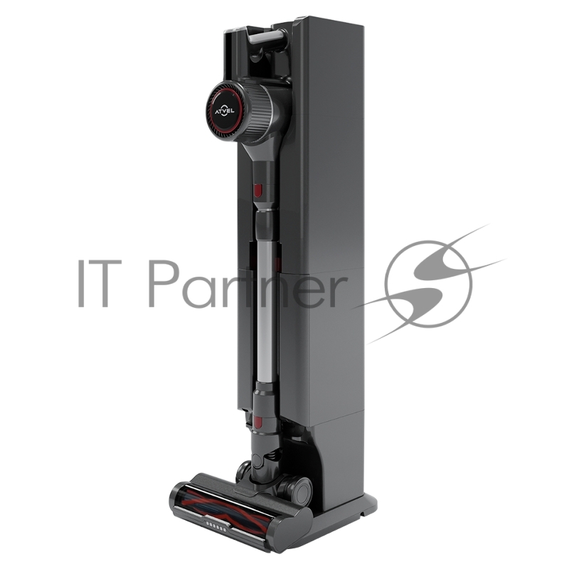 Пылесос вертикальный Atvel G9 Pro Base серый, питание от аккумулятора, 422 Вт, уборка сухая, пылесборник 1 л