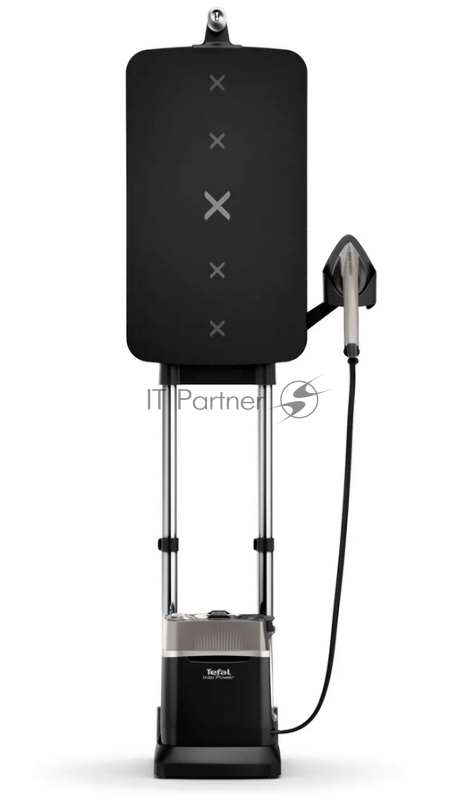 Гладильная система Tefal QT2028F0 серебристый/черный, 2170 Вт, 100 г/мин, 1100 мл, горизонтальное отпаривание, гладильная доска в комплекте