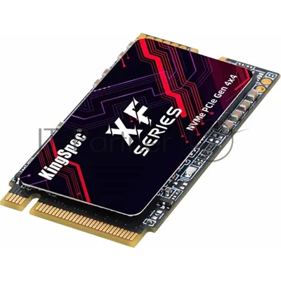 Твердотельный накопитель/ Kingspec SSD XF-1TB 2242, 1024GB, M.2(22x42mm), NVMe, PCIe 4.0 x4, R/W 4900/4600MB/s, IOPs н.д./н.д., TBW 1200, DWPD 1.07 (3 года)