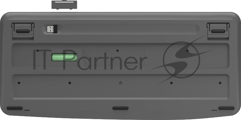 Клавиатура A4Tech FGK20 серый USB беспроводная Multimedia (подставка для запястий)