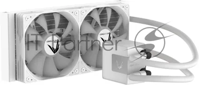 Система жидкостного охлаждения Formula Ice Jet Glow 240 ARGB Soc-AM5/AM4/1200/2066/1700/1851 белый 4-pin 1-27.2dB Al+Cu 310W Ret (ICE JET GLOW 240 WH)
