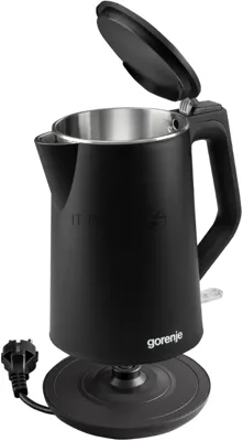 Чайник электрический Gorenje K15DWBK 1.5л. 2200Вт черный корпус: металл