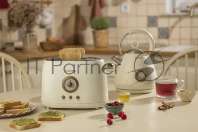 Тостер Gorenje T850CD бежевый, 850 Вт, 2 слота