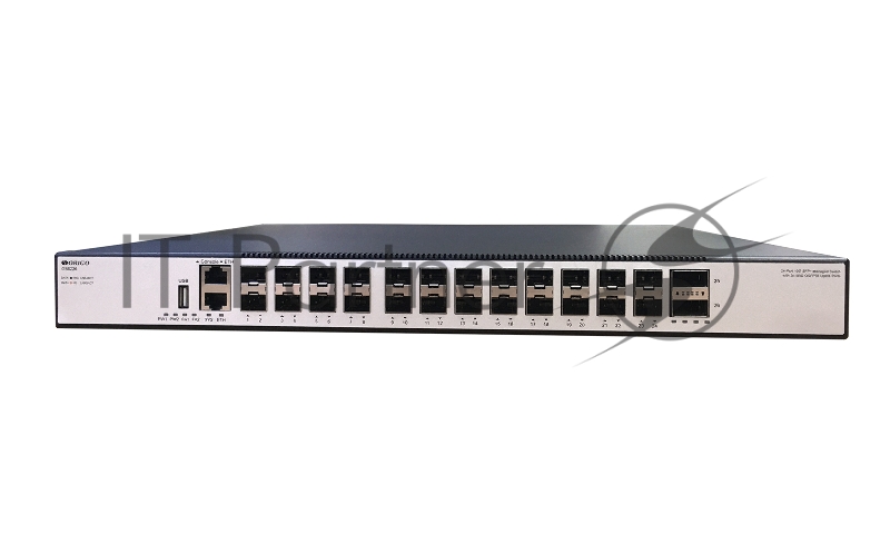 Коммутатор ORIGO OS6226/A1A, 24×10 Гбит/с SFP+ + 2×100 Гбит/с QSFP28, управляемый